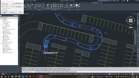 parking lot design civil 3d.